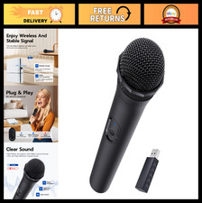 Wireless USB Gaming Microphone for Xbox, PS5, Switch, PC - High-Quality Sound