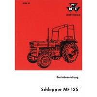 Massey Ferguson MF135 Schlepper 45 PS Bj. 1970-1972 Traktor Gebrauchsanleitung