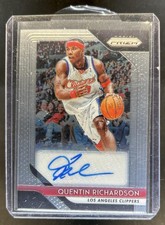2018-19 Panini Prizm Quentin Richardson Signatures Auto #S-QRS Clippers