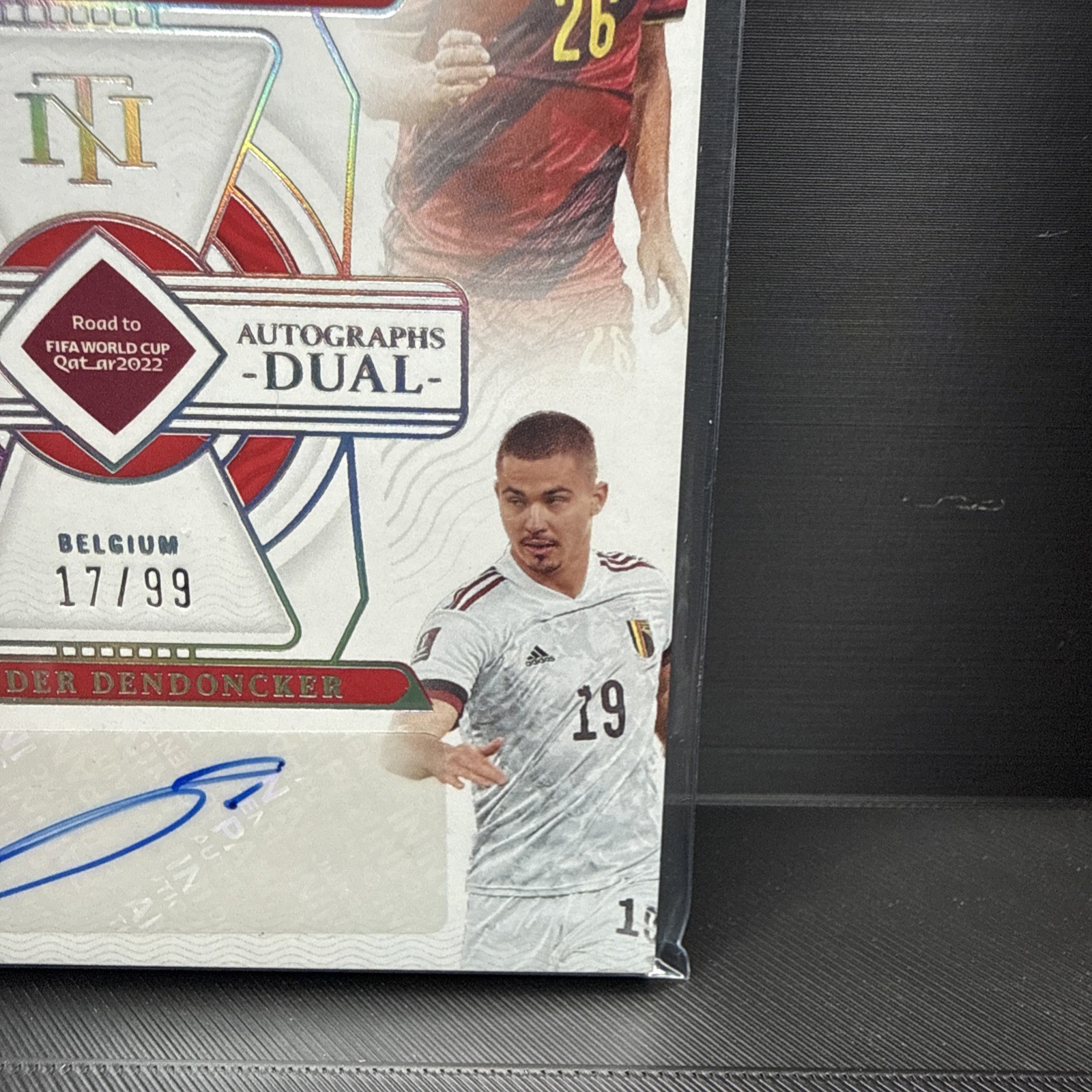2022 Panini NT FIFA World Cup - Dual Auto Leander Dendoncker, Dennis Praet /99  view 4