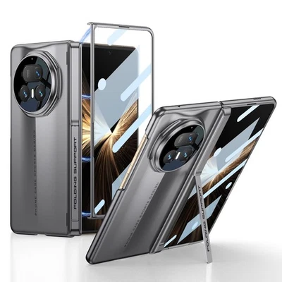 WIGENTO Funda magnética ultrafina para Honor Magic V5 con cristal protector integrado gris