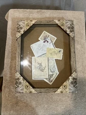 Parisian Homes Gray Faux Wood Shadow Box Frame case 11x14" Colors Vary.  New.