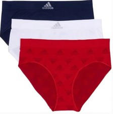 NWT Adidas Womens Seamless Hipster Underwear 3 Pack Size L 36 jb 