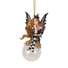 PT Amy Brown Designer Fairies Cordelia Bubble Rider Fairy Ornament