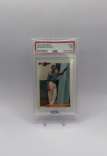 1992 Bowman - Mariano Rivera #302 (RC) PSA 7