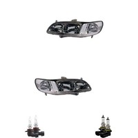 Halogen Scheinwerfer Set HB4/HB3 FüR Honda Accord VI Hatchback Inkl. Lampen
