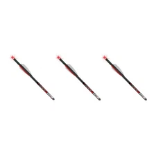 Killer Instinct Lighted Hypr V 20 Inch 3 Pack Crossbow Bolts with V Track Nock