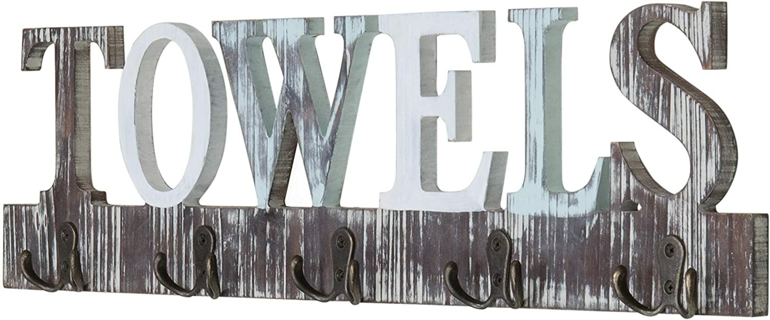 Hanging Rack With Cutout Letters