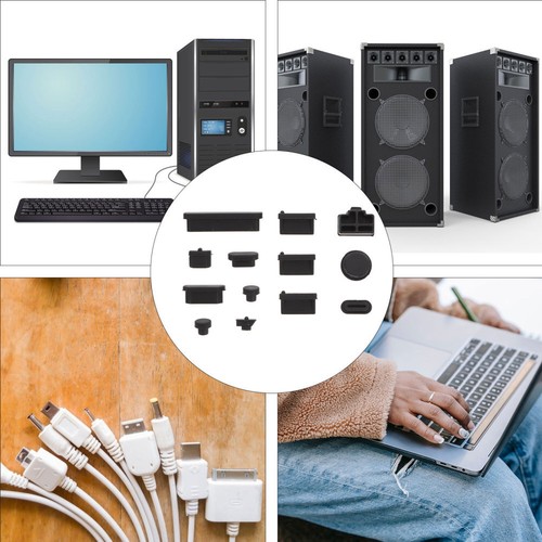 3 Set Computer Port Stopper Laptop Port Plugs Port Anti Plug - 第 9/12 張圖片