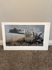 Original Signed Lithograph “Tundra Watch” 1986 Rod Frederick Limited 1285/1500