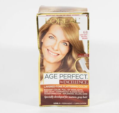 Loreal Age Perfect by Excellence #6B LIGHT SOFT NEUTRAL BROWN