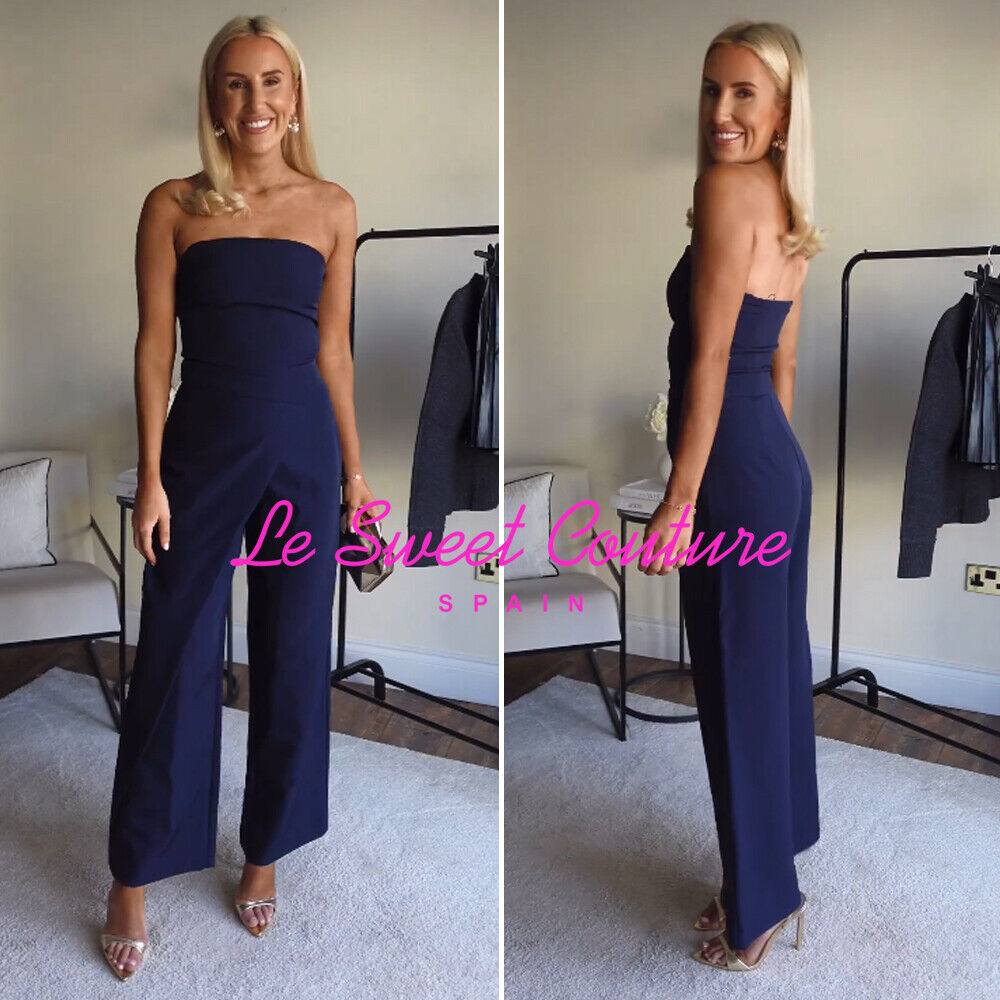 LONG SARONG PANTS JUMPSUIT - Navy blue