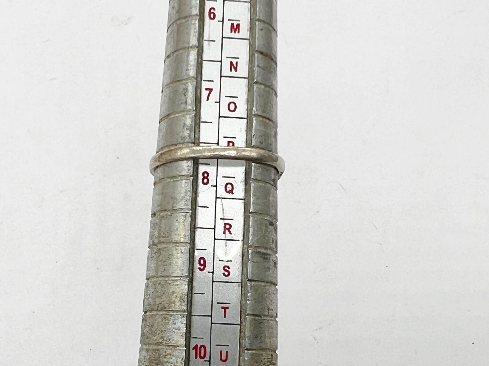 VINTAGE SOLID STERLING SILVER RUBY GARNET SOLITAI… - image 6