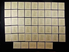 Wix Cigarette Cards Jenkynisms 2nd Series Complete Set 50