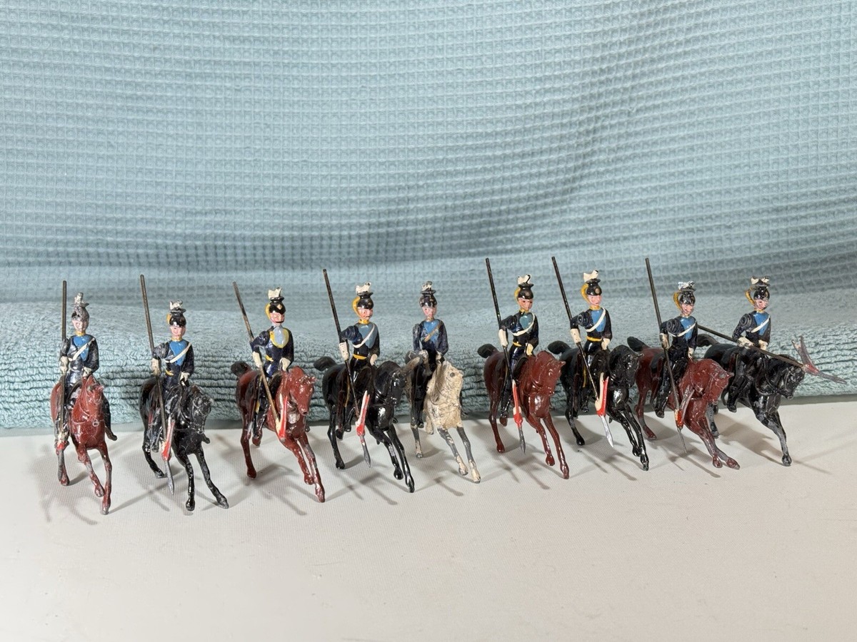 Britains Set 100 Empress Of India's Lancers Mounted Toy Soldiers