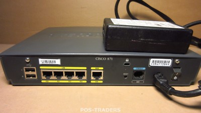 Cisco 876-SEC-K9 876 4-Ports Security Bundle with Advanced IP Sevices INCL PSU