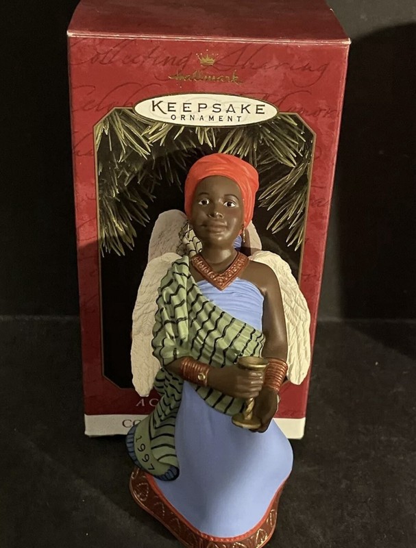 Hallmark Keepsake Christmas Ornament African Angel 