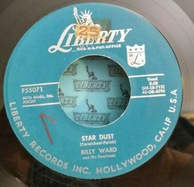 Billy Ward and His Dominoes  STAR DUST (DOO WOP 45) #55071 PLAYS VG++ NO NOISE!