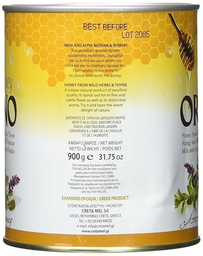 Honey with Thyme, Orino, 900g can - Picture 2 of 4