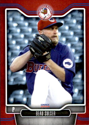 2024 Buffalo Bisons Choice #26 Beau Sulser Escondido California CA Baseball  Card