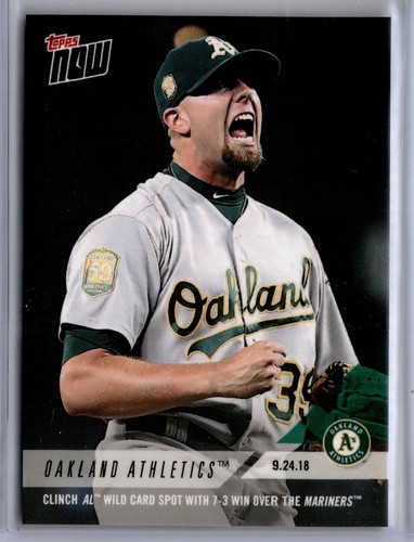 2018 Topps Now 778 OAKLAND ATHLETICS™