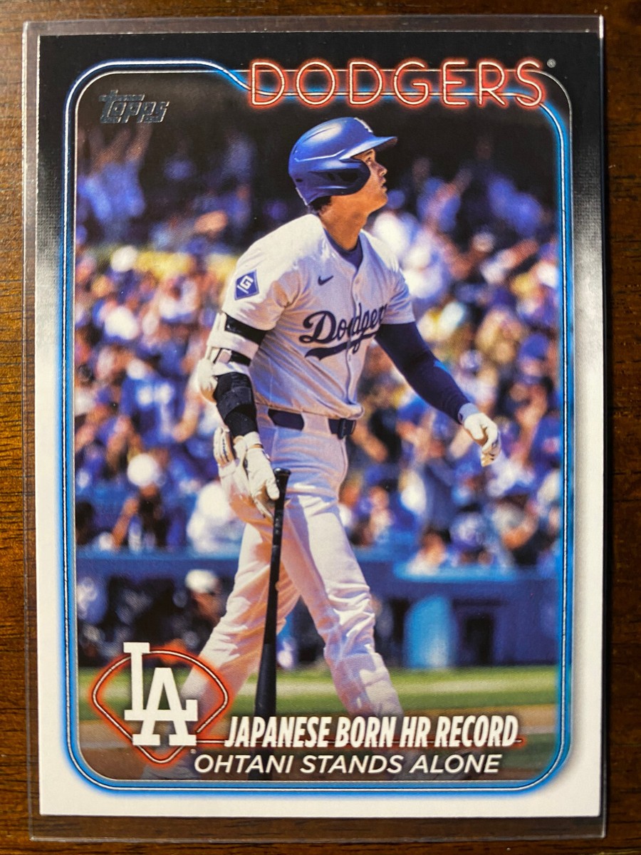2024 Topps Update Shohei Ohtani #US123 Japanese Born HR 2024 Topps Update Shohei Ohtani #US123 Japanese Born HR