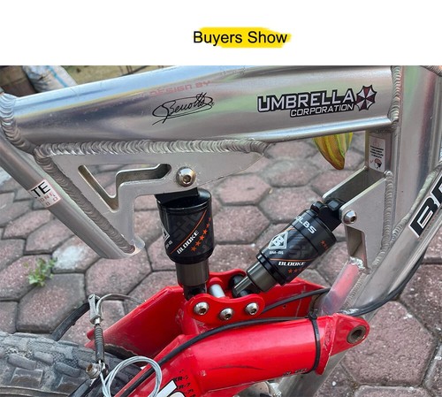 Amortiguador delantero trasero hidráulico para bicicleta MTB 150 MM bicicleta bicicleta de montaña scooter - Imagen 11 de 22