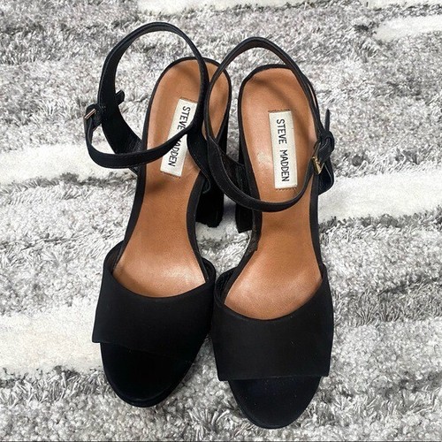 Steve Madden Kierra black chunky platform heels size 10 - Bild 13 von 13