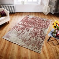 Cassandra Wilton Rugs Fashionable, Antique Look, Distressed, Red 160x235cm Cassandra Wilton Rugs Fashionable, Antique Look, Distressed, Red 160x235cm