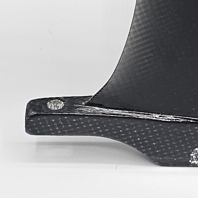 Fibre Glas Fin Co Surfboard Fin Made In USA Black 9