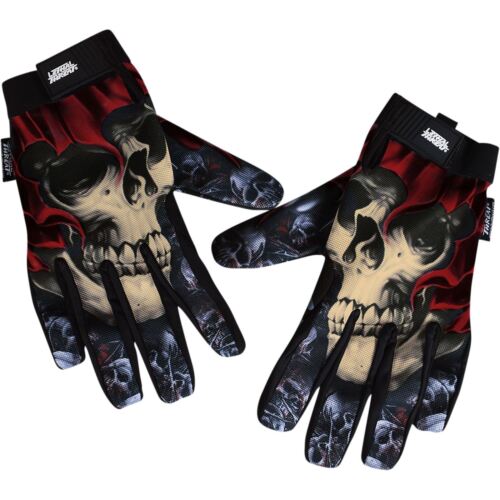 Lethal Threat Decals Reaper Gloves - Black/White - Medium GL15016M - Picture 1 of 3