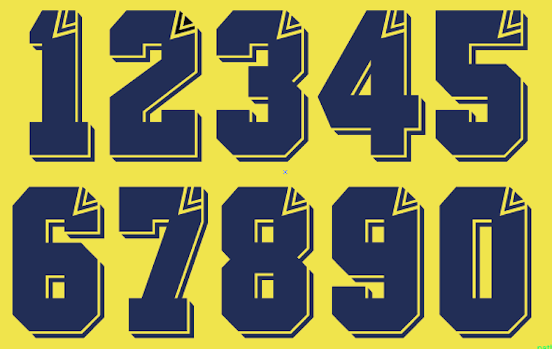 Umbro 90s Felt Football Shirt Soccer Numbers Heat Jersey Everton
