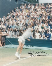 Roy Emerson #1  8x10 Signed w/ COA Tennis-Men 032419