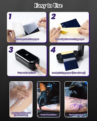 Tattoo Drucker PokeLabel M08F Stencil Drucker, Tattoo Drukcer Thermodrucker Tattoo Tattoo Zubehör