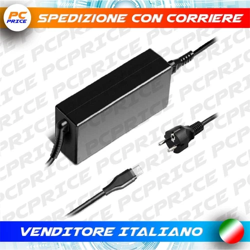 ALIMENTATORE COMPATIBILE 45W USB-C TOSHIBA PORTEGE X20W TOSHIBA PORTEGE X30-D