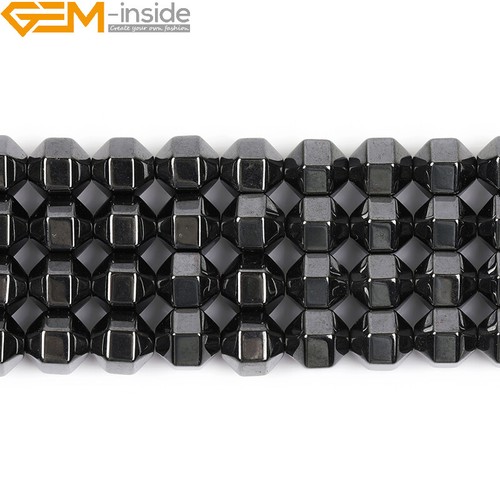 Tapered Cylinder A Grade Black Magnetite Healing Beads Jewelry Strand 15" Stone - Picture 7 of 45