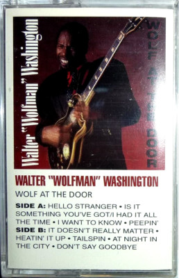 Walter Wolfman Washington - Wolf At The Door/ MC OVP Sealed / 1991 Cassette Tape