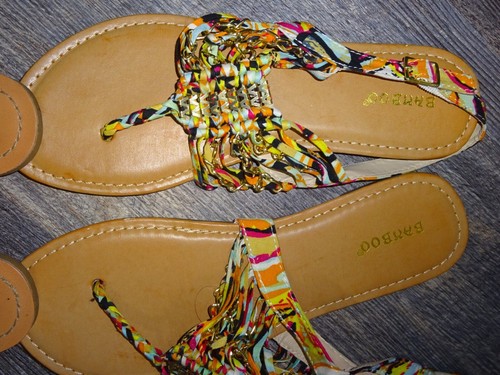 shoes women's 7.5 & 8 ~ Bundle lot of 4 sandals shoes - 第 6/7 張圖片