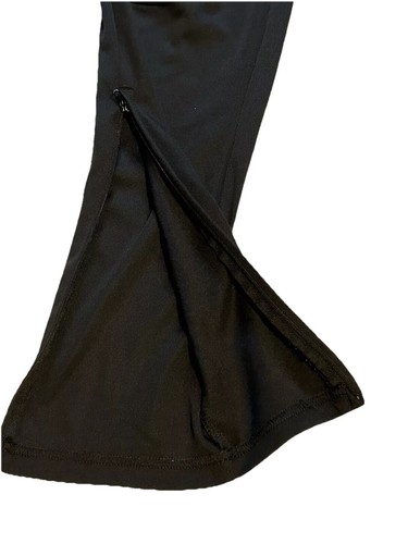 Adidas - Youth Boys Athletic Pants Large (13-14 Years) Climacool Black Zip Ankle - Picture 7 of 14