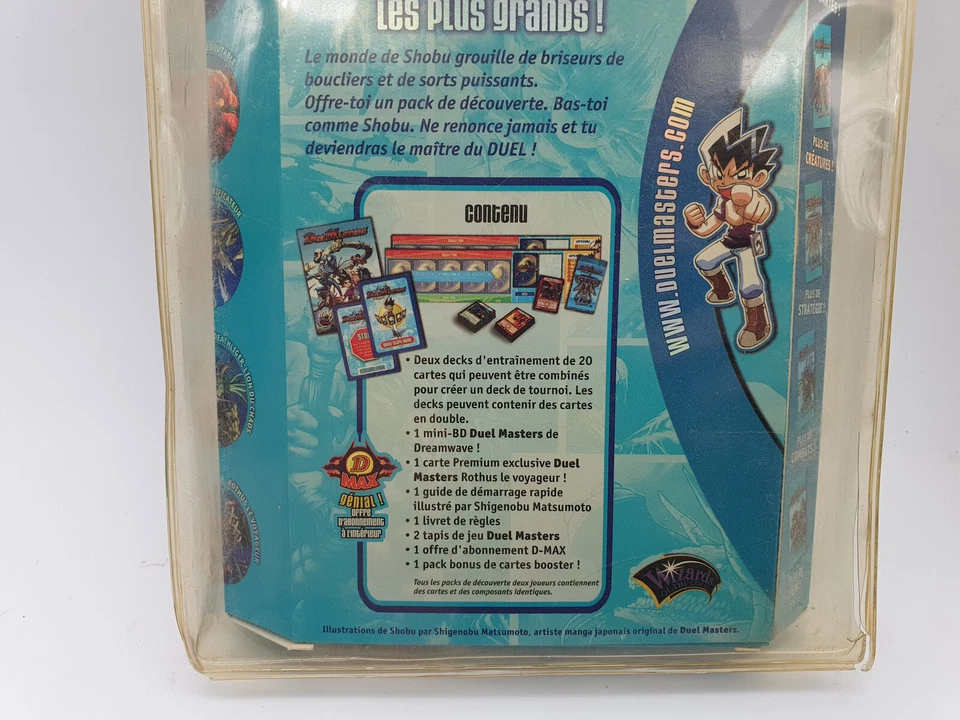Lot 3x DUEL MASTERS 2 decks cartes Pack découverte 2 joueur Fr DM-01 NEUF SCELLE - Photo 4/4