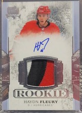Haydn Fleury 17/18 Upper Deck The Cup Rookie Patch Auto /249