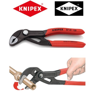 KNIPEX 8701125 Wasserpumpenzange Cobra  125mm selbstklemmend bis 27mm