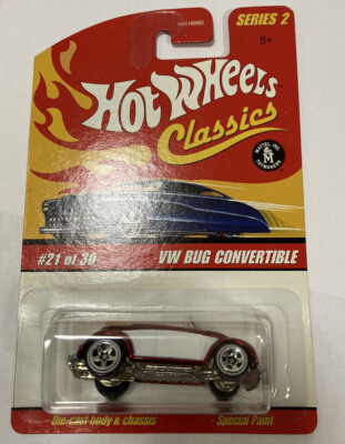 Hot Wheels Classics Series 2 VW Bug Convertible 21 of 30 Cars 1/64 FREE SHIPPING