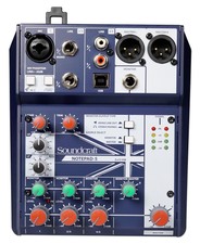 Soundcraft Notepad-5 Channel Live Sound/recording Mixer W/ Usb For Mac/pc
