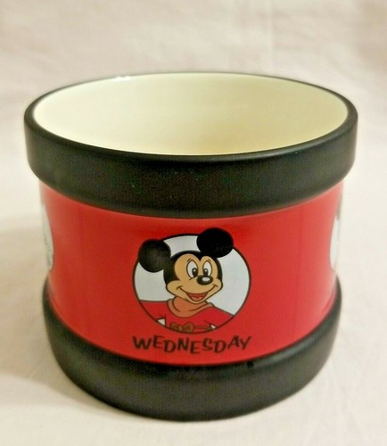 Disney Store Mickey Mouse Club Tage der Woche Keramik Kaffeebecher - Bild 2 von 6