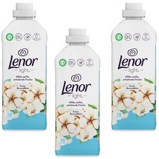 Lenor light suavizante flor de algodón fresco 3x 882 ml 42 WL largo suave frescura