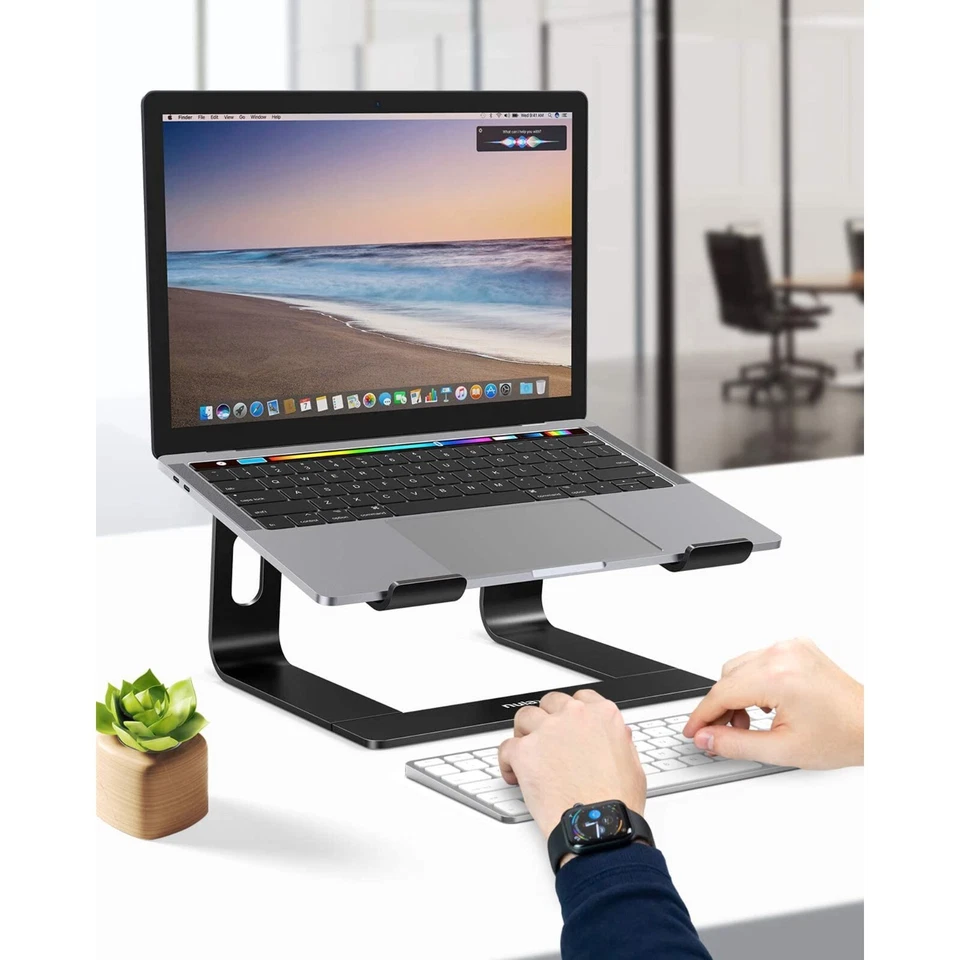 Metal Laptop Tablet Stand Portable Riser Bracket Holder For Desk Table Mount - Image 2 of 2