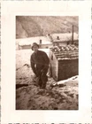 Vtg Photo WW2 US Army Battery B 913th Field Artillery Italy Soldier Combat ETO