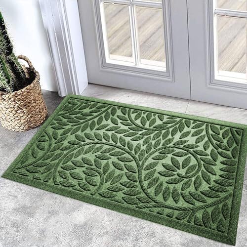 Front Door Mat Outdoor Entrance,Durable Heavy Duty Welcome 17