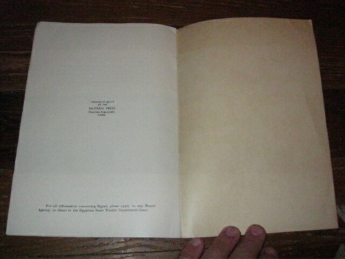 Vintage 1940s Music Under The Pharaohs English language Cairo Tourist booklet - Picture 5 of 6